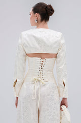 DAISY DOVE JACQUARD BLAZER