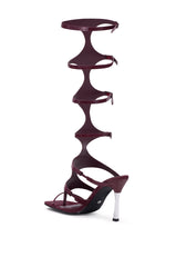 AZALEA WANG DAGON LIQUID LUXE CAGED SANDAL