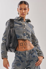 I THINK YOU WANNA KNOW DENIM BUTTON DOWN