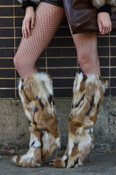 AZALEA WANG UPSETTER MULTI FURRY BOOT