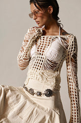 GINA LONG KNIT TOP