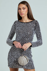 A HAMPTONS HOLIDAY PEARL MINI DRESS