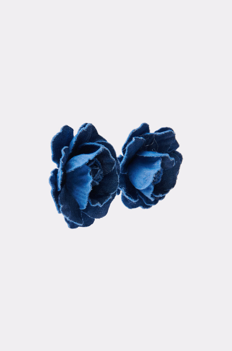 DENIM BLUE EARRING