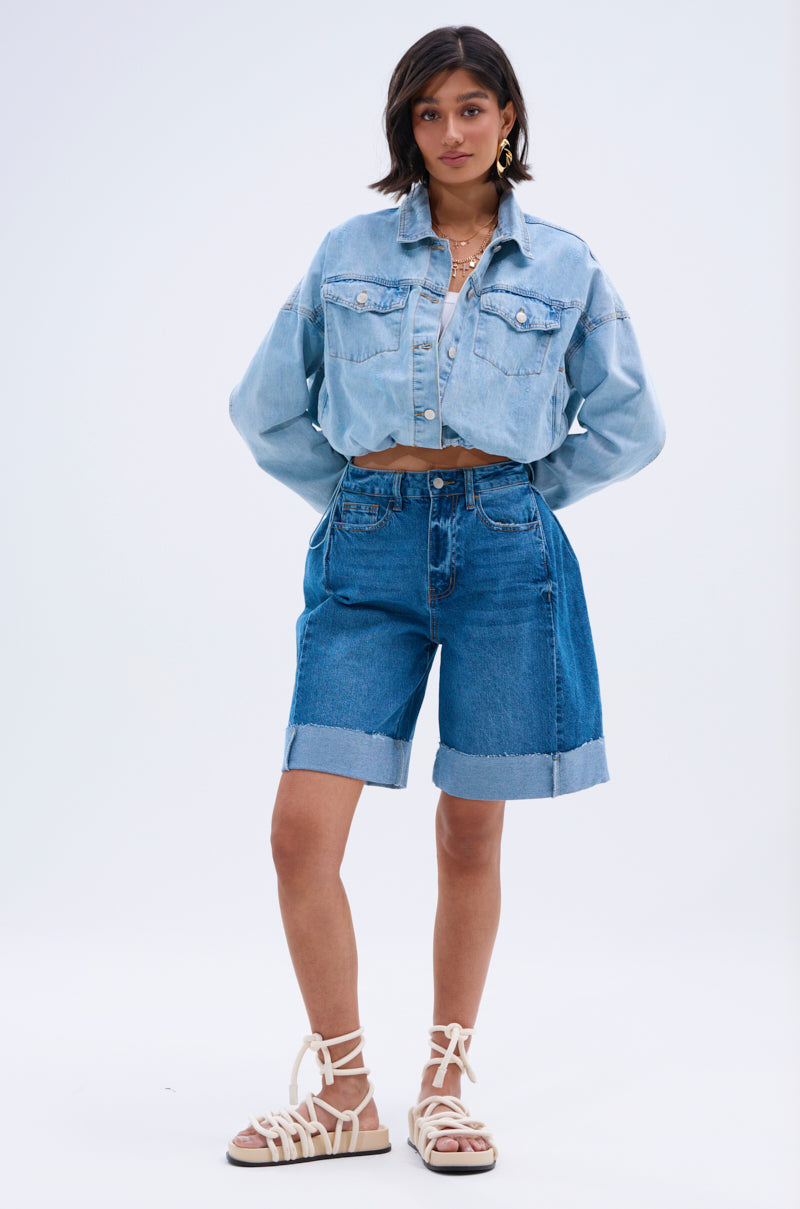 IGGY ADJUSTABLE DENIM JACKET