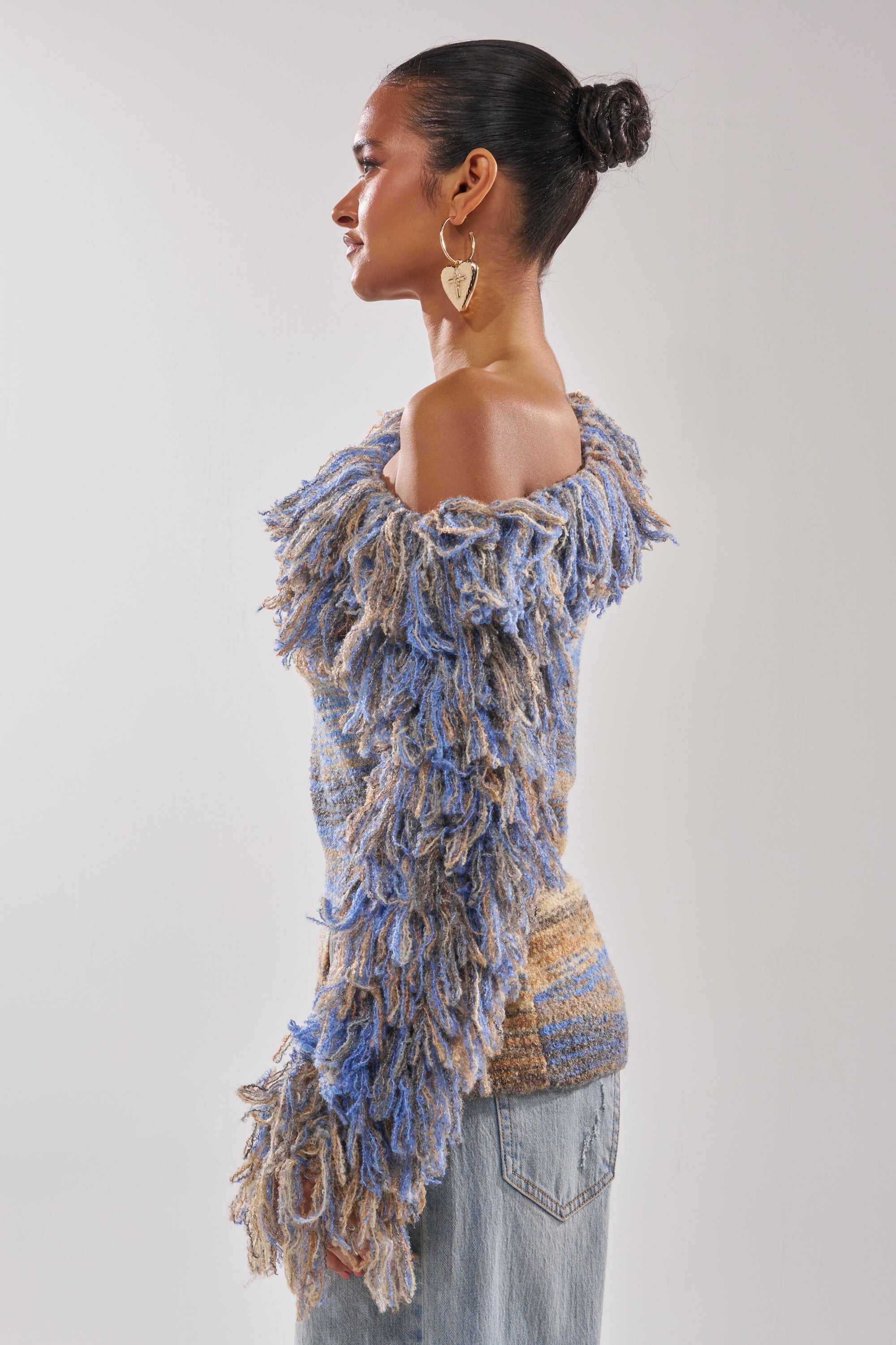 FRINGE FOR DAYS SWEATER