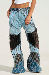 RONNY PATCHWORK DENIM