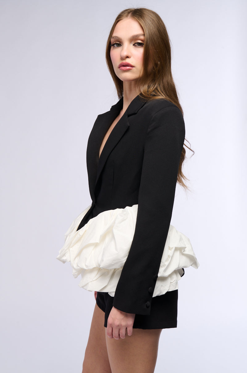 BONNE NUIT PEPLUM BLAZER