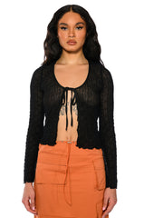 FREE LOVE TIE FRONT TOP