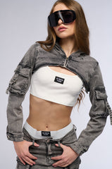 MARLEY DENIM BOLERO