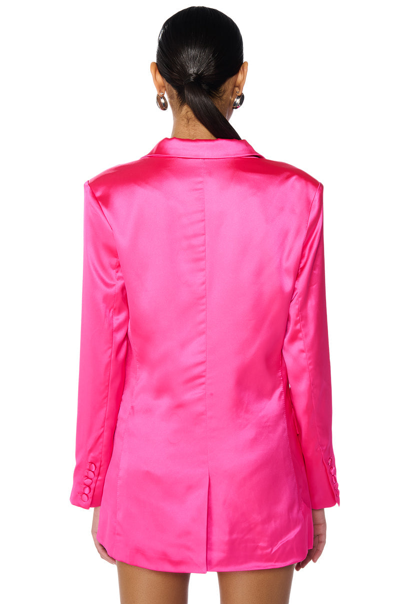 REESE SATIN BLAZER